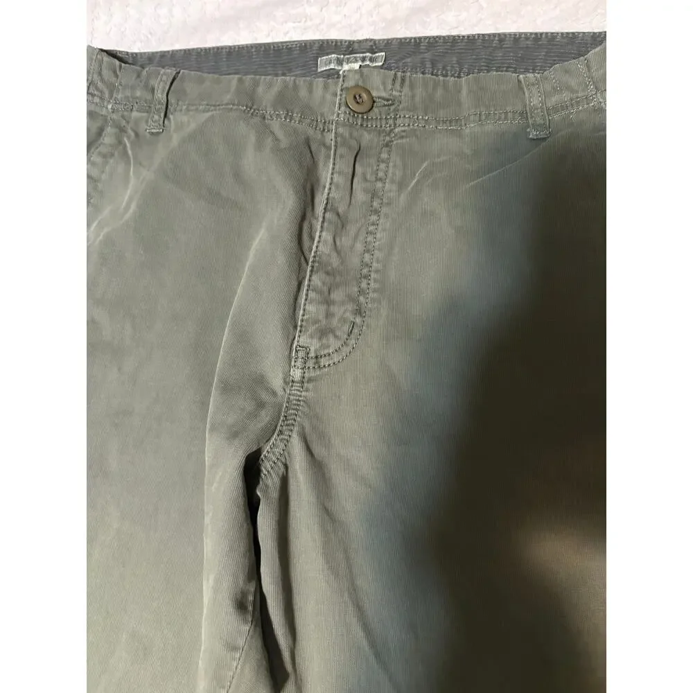 Carbon 2 cobalt khaki green pants 36x30 zipper pockets